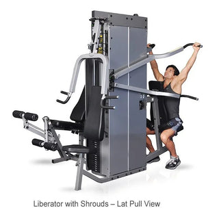 Inflight Fitness 6070S Three-Stack Liberator, Four Base Exercise Positions