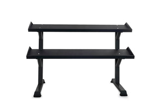 Inflight Fitness 69" 2-Tier Dumbbell Rack, 1" Tubular Edge
