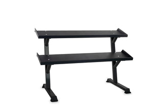 Inflight Fitness 69" 2-Tier Dumbbell Rack, 1" Tubular Edge