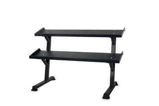 Inflight Fitness 69" 2-Tier Dumbbell Rack, 1" Tubular Edge