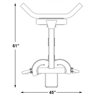 Inflight Fitness CT-MFDS Pec Fly/Rear Delt Machine, 420 lbs