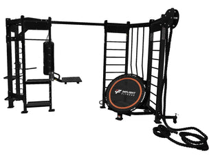 Inflight Fitness SHAPE-S Two-Station Multigym, Dynamic Full-Body Training With Integrated Storage
