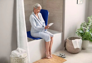 Invacare 1573972 Aquatec R Reclining Back Bath Lift – Blue 