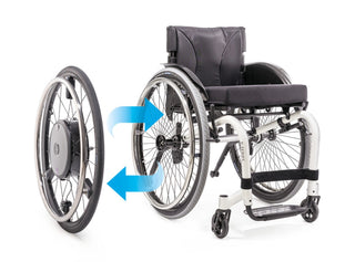 Invacare 1594428 Alber e-motion M25 DuoDrive Power Assist 24" Right Wheel, Pneumatic Tire