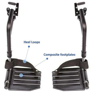 Invacare T424RFAP Tracer IV Heavy-Duty Wheelchair Frame with Fixed Height 