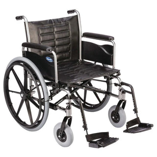 Invacare T4X24RDAP Tracer IV Heavy Duty Wheelchair 24" x 18" Frame with Fixed Height