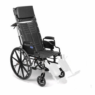 Invacare Tracer TRSX5RC6P SX5 Reclining Wheelchair 16" x 16" Frame with Flip-Back Fixed Height 