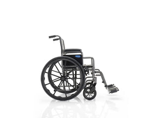 Invacare IEX186DASA Essential EX1 Wheelchair 18" x 16" Seat with Removable Desk Length Arms 