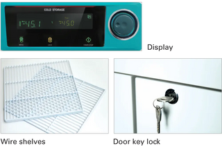 Jeio Tech AAHE1303U CLG3-70 General Purpose Laboratory Refrigerator (Glass, Single Door) 120V, 60Hz