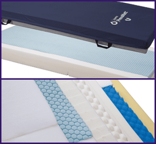 Joerns PrevaMatt Console 2-Way Stretch Cover and Fire Barrier Mattress, 35" and 42" Width Options (80" and 84" Length)