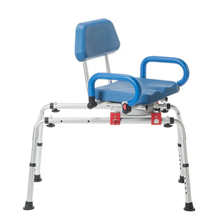 Journey 33322 SoftSecure transfer bench with the seat swivelled outward from the tub