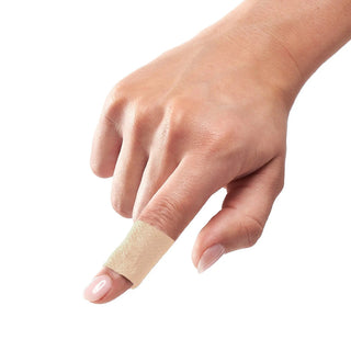 KT Health Blister Prevention Tape applied to a finger