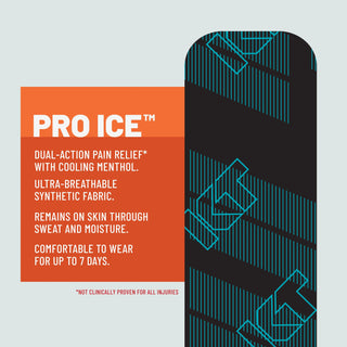 Carousel graphic introducing KT Tape Pro Ice menthol kinesiology tape