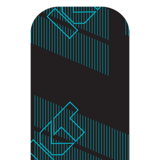 Close-up of a KT Tape Pro Ice menthol kinesiology tape precut strip