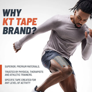 KT Tape brand graphic covering reasons to choose KT Tape Pro Oxygen kinesiology tape