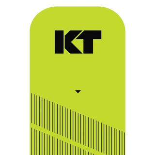 Close-up of a KT Tape Pro Winner Green precut strip