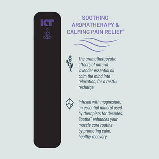 Product shot of KT Tape Soothe kinesiology tape strips