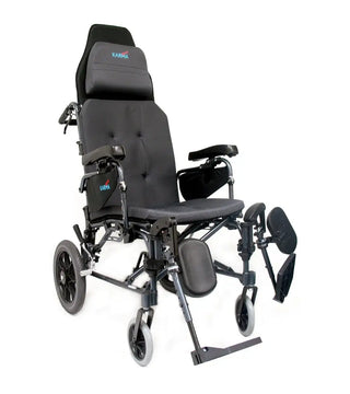 Karman MVP502 Lightweight Ergonomic Reclining Wheelchair 16"-20" Flip-Back Arms
