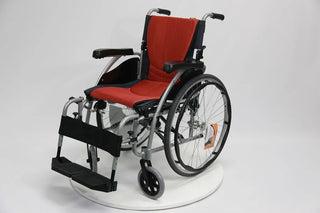 Karman S-ERGO125F Ultra Lightweight Ergonomic Wheelchair with Flip-Back Arms 16"-18" Swing Away Footrest