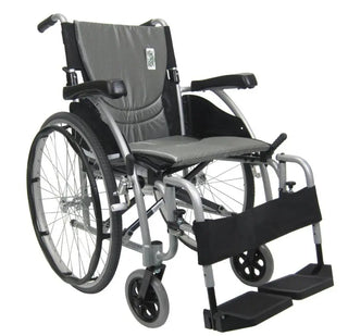 Karman S-ERGO115F18 Ultra Lightweight Ergonomic Wheelchair 18" Swing Away Footrest