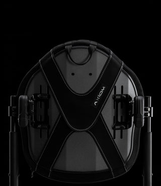 Ki Mobility Axiom Backs with 'Axiom' branding on a white background