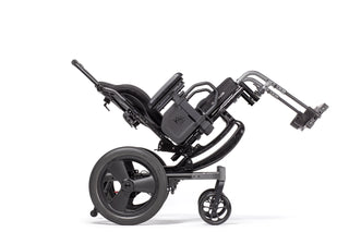 Ki Mobility CR45 Manual Tilt Wheelchair with adjustable armrests on a white background