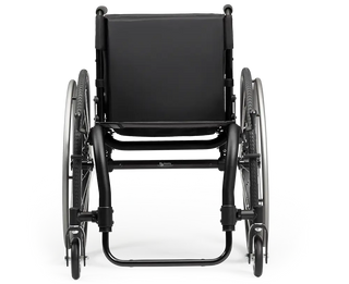 Ki Mobility Rogue ALX (K0005, E1235) Manual Ultra-Lightweight Rigid Wheelchair on a white background