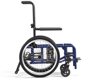 Ki Mobility Spark (E1238) Pediatric Folding Wheelchair with a white background