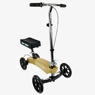 KneeRover F-11 Fusion Knee Scooter with a seat on a white background