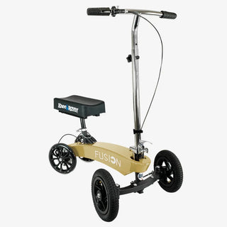 KneeRover FH-13 Hybrid Fusion Knee Scooter  with a step platform on a white background