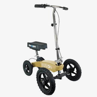 KneeRover FR-12 All Terrain Fusion Knee Scooter with 'Fusion' branding on a white background