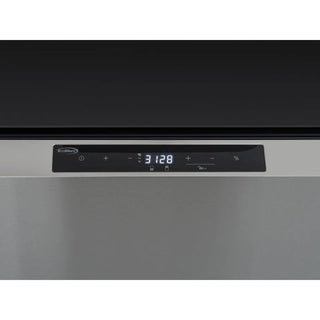 KoolMore KM-BIR1D1F-PR Panel Ready Two-Drawer Refrigerator and Freezer with digital display on a white background