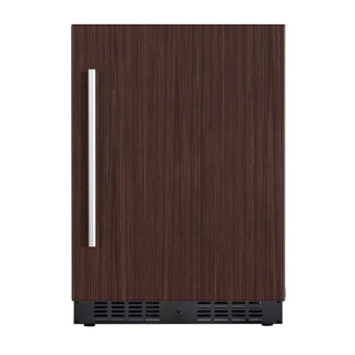 Wooden KoolMore KM-BIR5C-PR Panel Ready Compact Refrigerator with a silver handle on a white background