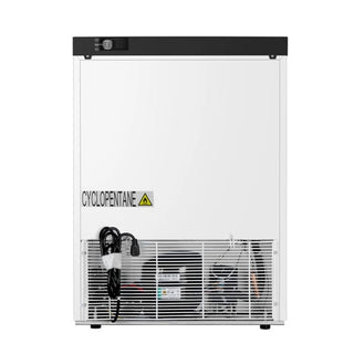 KoolMore KM-PHF-4C Medical Freezer For Pharmacy/Laboratory with warning label on a white background