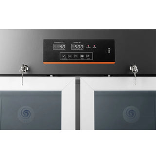 KoolMore KM-PHR-27C Medical Vaccine Refrigerator, 27 cu. ft. with digital control panel on a white background