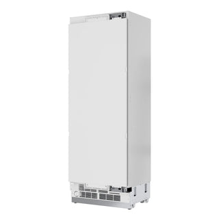 White upright KoolMore KM-PRC-R30 Panel Ready Refrigerator Column on a white background