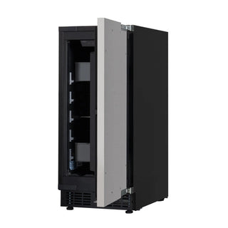 KoolMore KM-BIR15-PR Built-In Panel Ready Undercounter Beverage Refrigerator on a white background