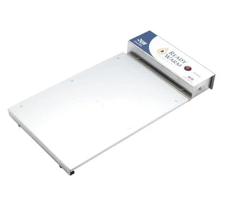 LW Scientific Ready Warm work station with its large flat aluminum warming surface