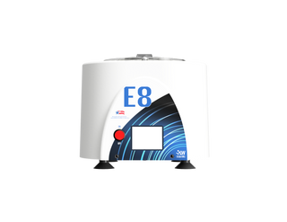 Front view of the LW Scientific E8 Portafuge with touch screen controls