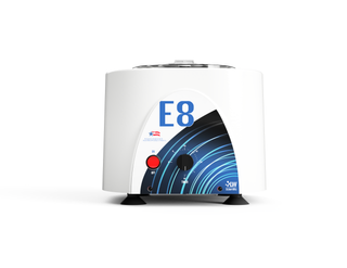 Front view of the LW Scientific E8 Portafuge fixed speed model
