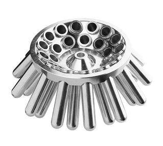 LW Scientific MX5 angled rotor with metal tube shields