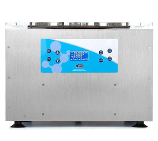 Front control panel and display of the LW Scientific MX5 centrifuge