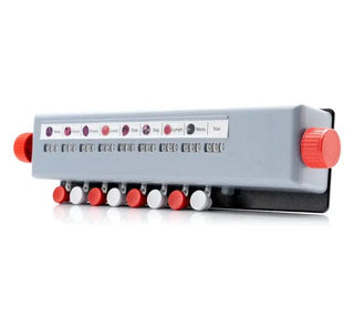 Front view of the larger LW Scientific manual differential counter with cell chart and count windows