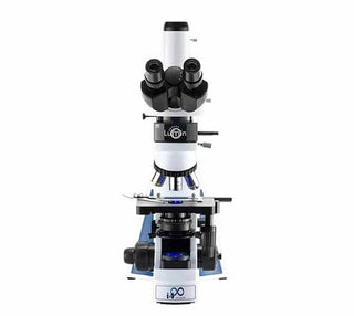 LW Scientific i4 Lumin with trinocular head and camera port, front view