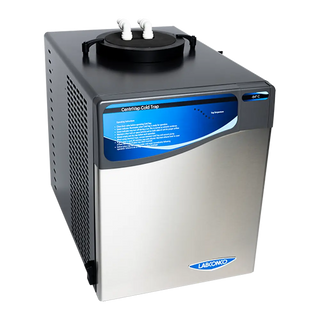 Labconco CentriVap Cold Trap -84 °C with Stainless Steel Lid on a white background