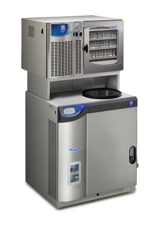 Labconco FreeZone 6L -84 C Console Freeze Dryer w/Stoppering Tray Dryer System, Stainless Steel with a white background