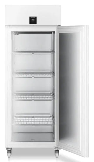 Liebherr SFPvh 8401 Perfection Laboratory Freezer with open door on a white background