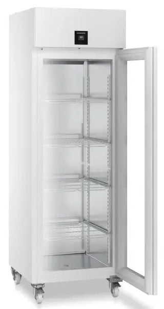 Liebherr SRPvh 6511 Perfection Laboratory Refrigerator with glass door on a white background