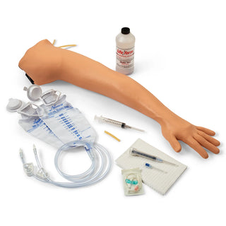 Life/form LF00698U Adult Venipuncture Injection Training Arm - White