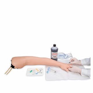 Life/form LF00698U Adult Venipuncture Injection Training Arm - White